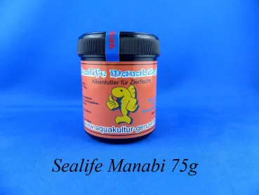 Sealife Manabi das Züchterfutter in der kleinen 75g Dose als Granulat für Zierfische